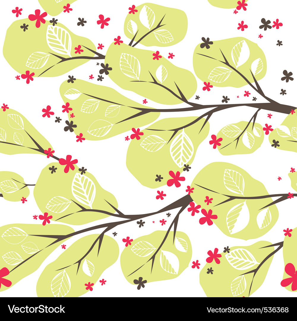 Background with tree Vector Image