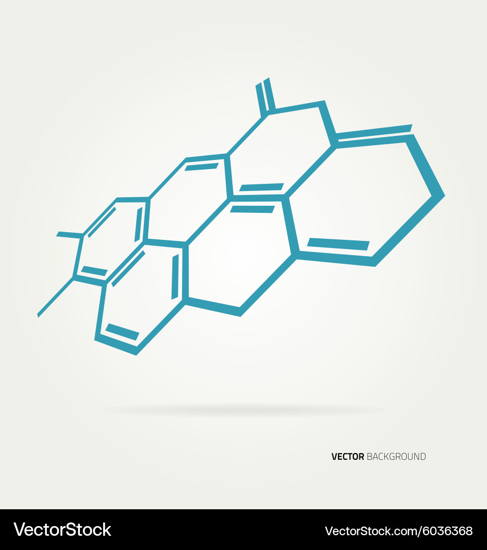 Geometric Hexagon Pattern vector image
