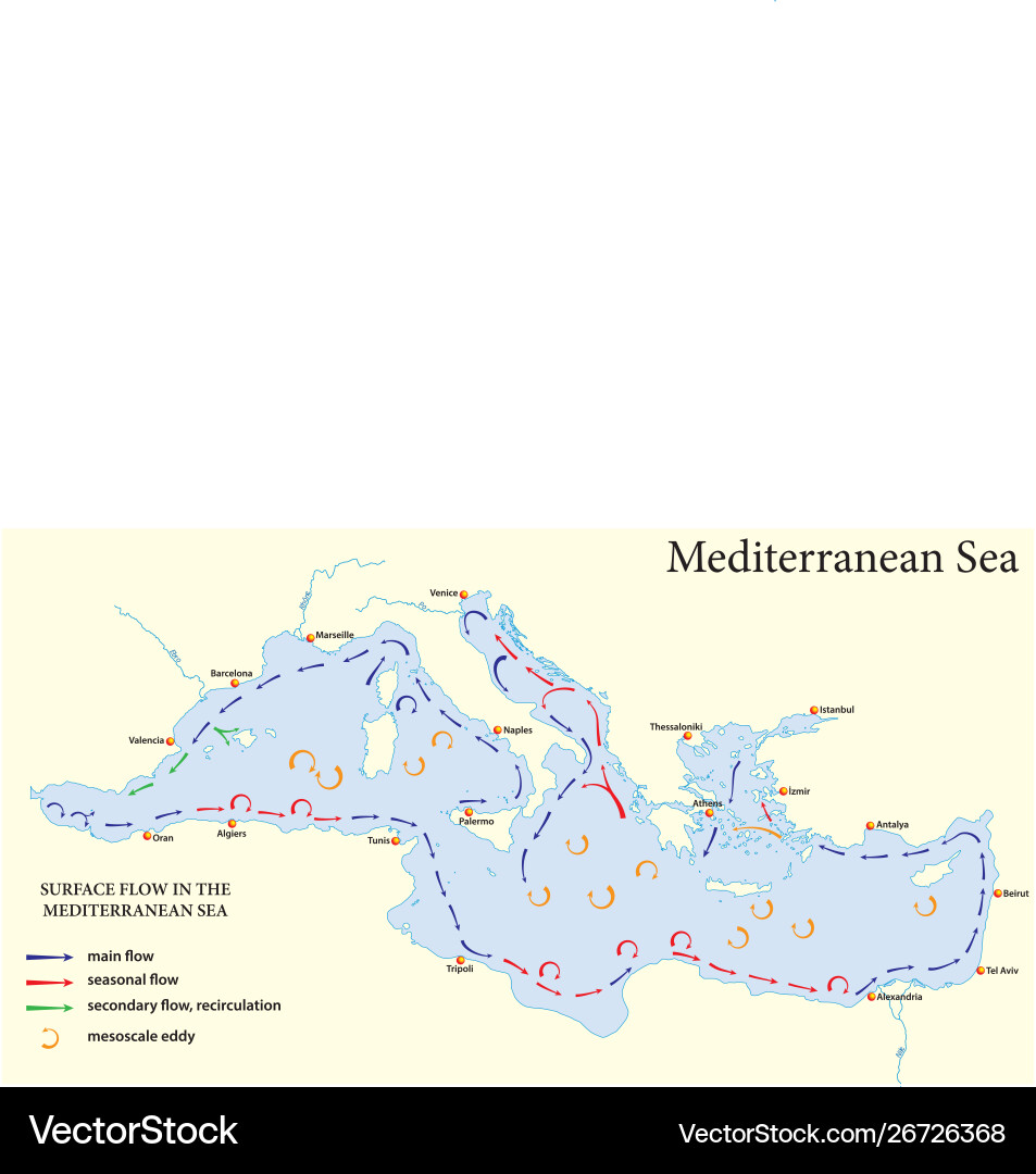 Карта глубин средиземного моря