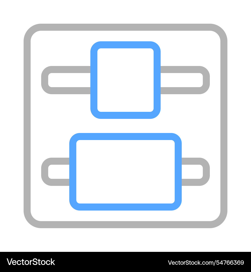 Align center icon concept of text formatting Vector Image