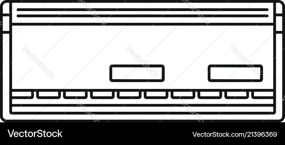 Automatischer Conditioner Icon Umriss Stil Automatischer Conditioner Icon Umriss Stil vektorbild
