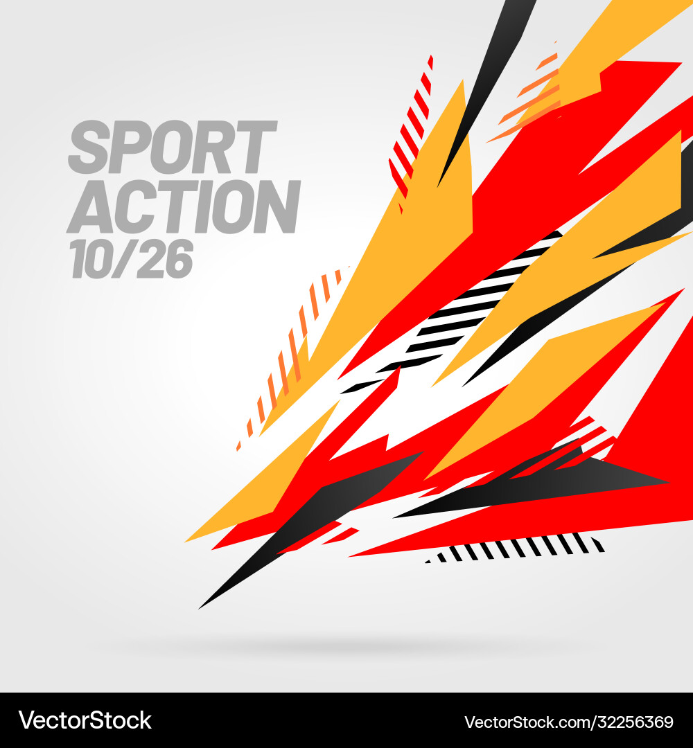 Dynamic Abstract Event Layout vector image