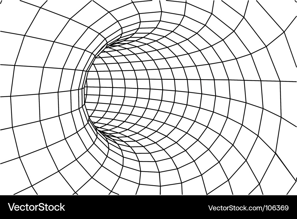 Infinite Grid Network Vector Image