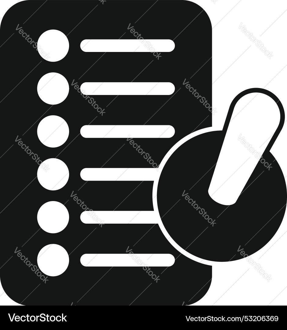 Online survey checklist being selected with mouse Online survey checklist being selected with mouse vector image
