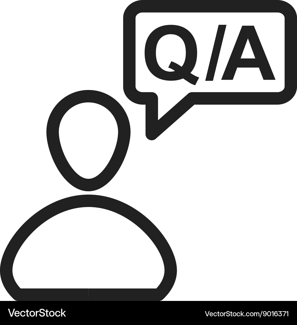 Questionsanswers Vector Image