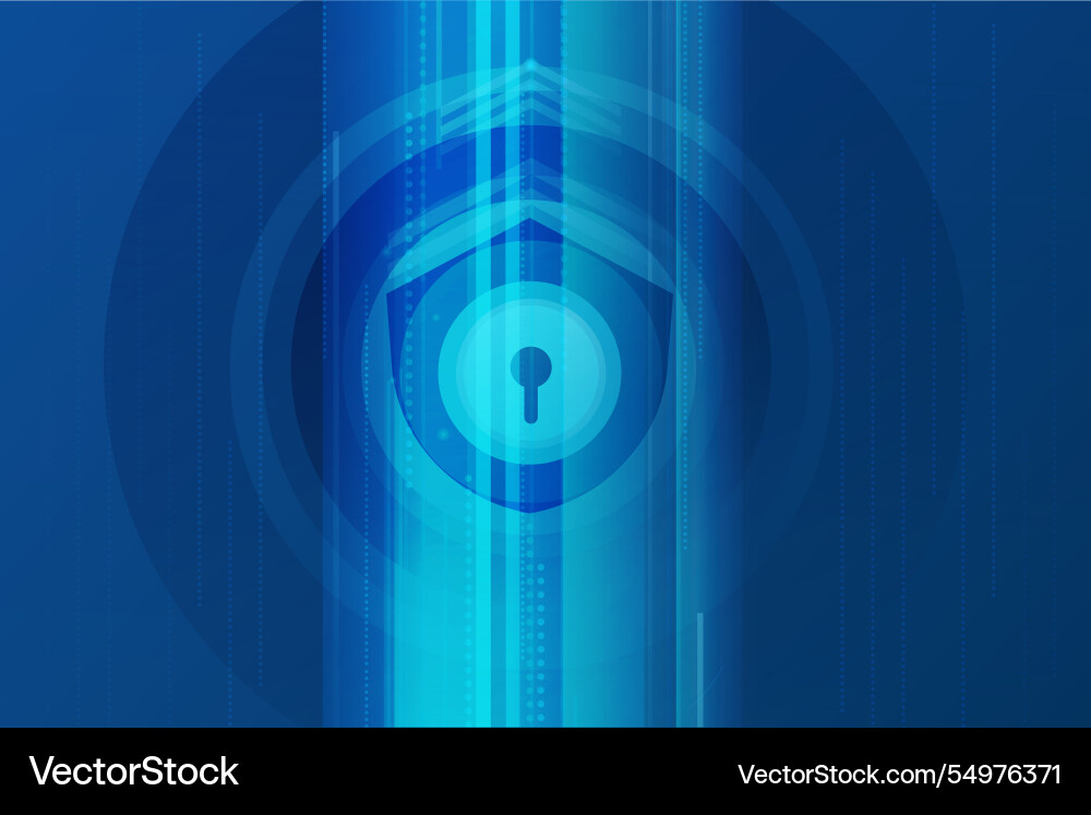 Technology secure abstract background Vector Image