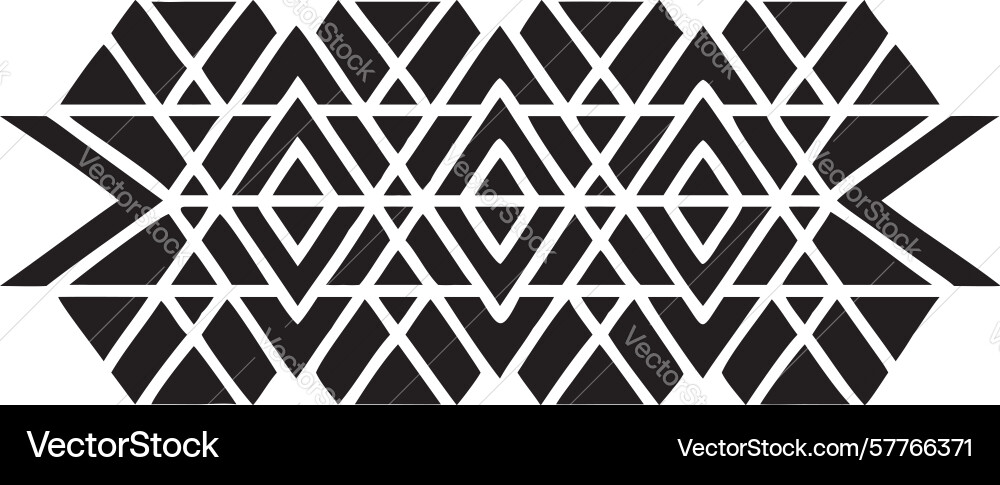 Triangular geometric pattern abstract design Vector Image