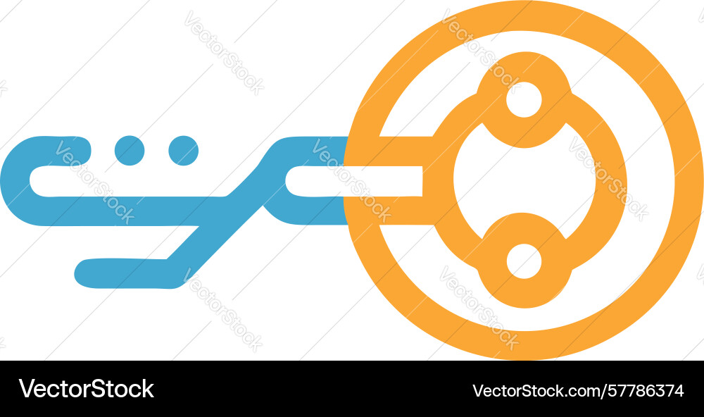 Dynamische Netzwerkanalyse Icon Design generative ai Vektorbild
