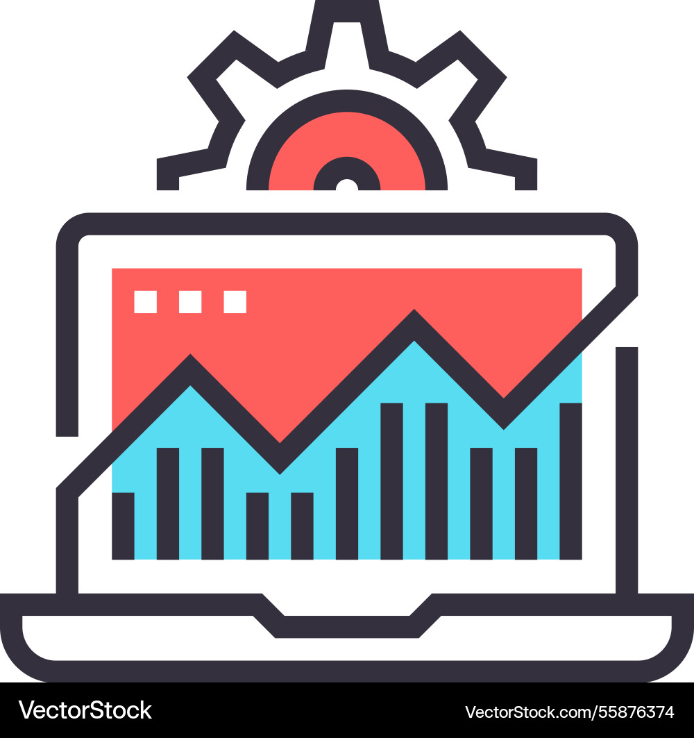 System monitoring System monitoring vector image