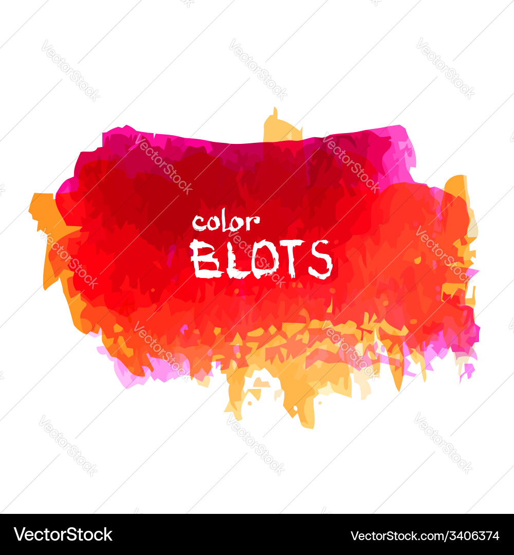 Watercolor Paint Splash vector image