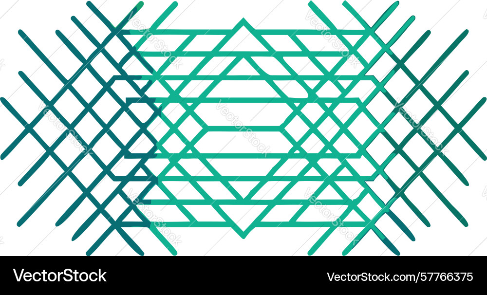 Abstract intersecting grid pattern geometric vector image