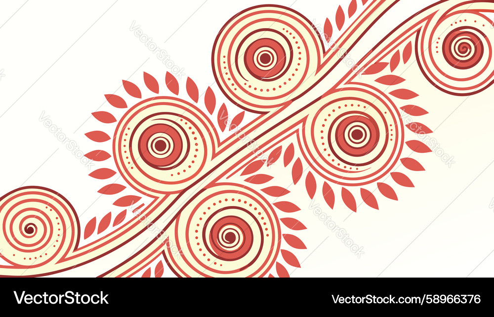 Abstract circular patterns for decorative Vector Image