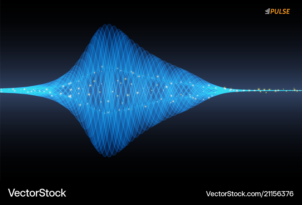 Pulsation signal Vector Image