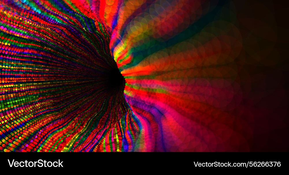 Wave pattern 3d glowing abstract digital Wave pattern 3d glowing abstract digital vector image