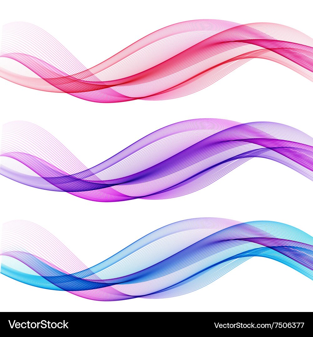 Abstract motion wave Vector Image