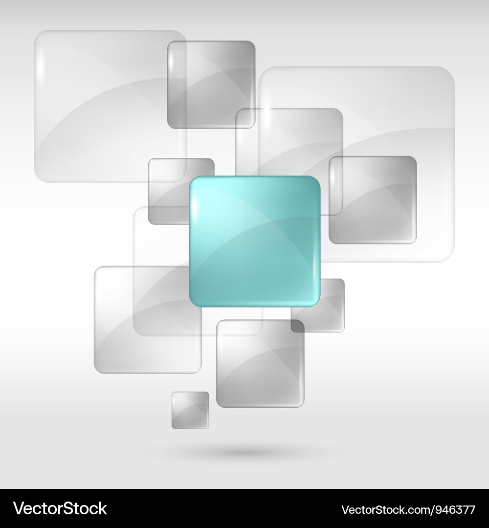 Abstract squares seamless pattern Vector Image