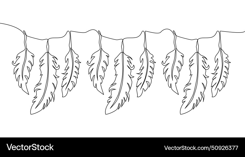 Self-drawing of continuous drawing one line Vector Image