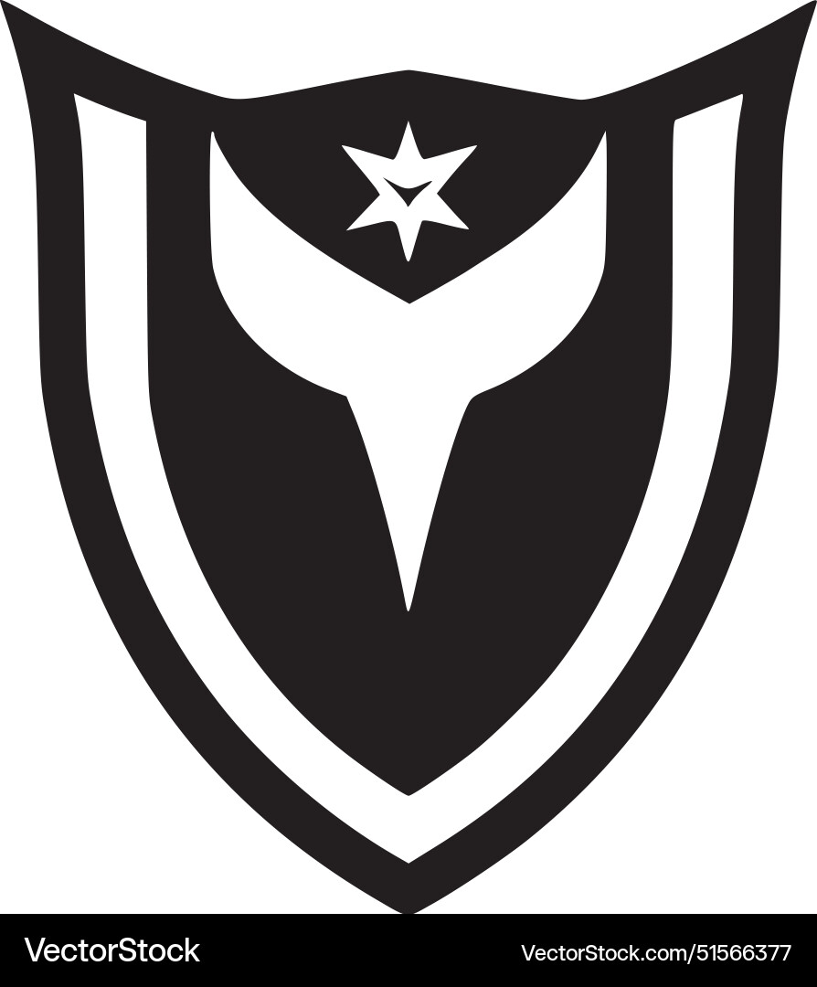 Shield - minimalistische und einfache Silhouette Shield - minimalistische und einfache Silhouette vektorbild