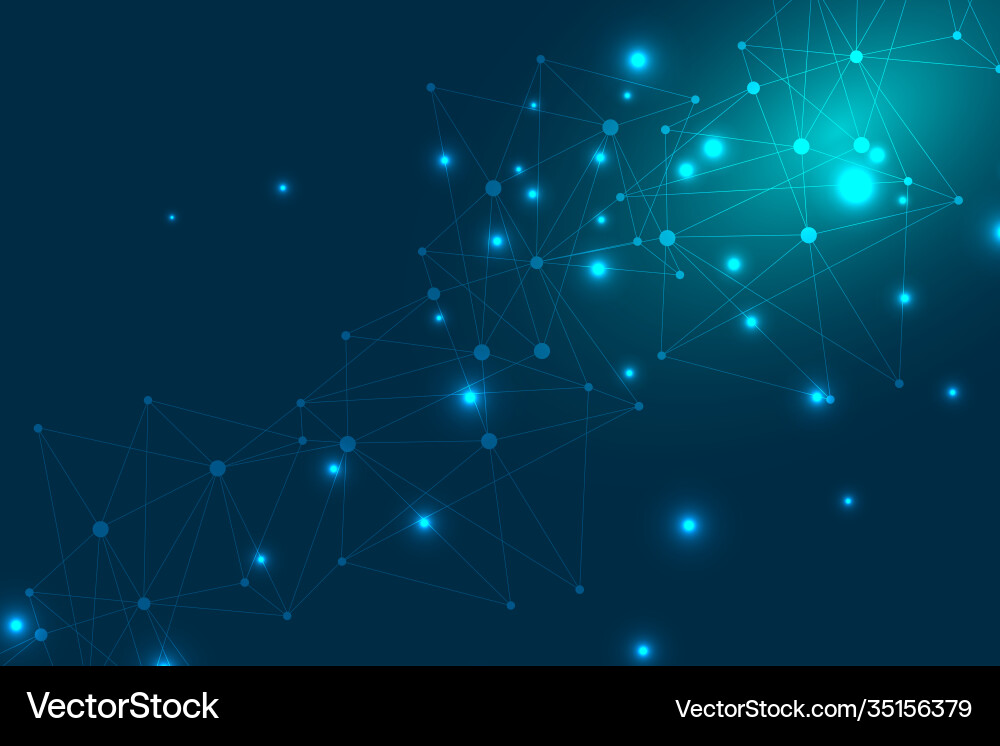 Big data visualization background modern Big data visualization background modern vector image