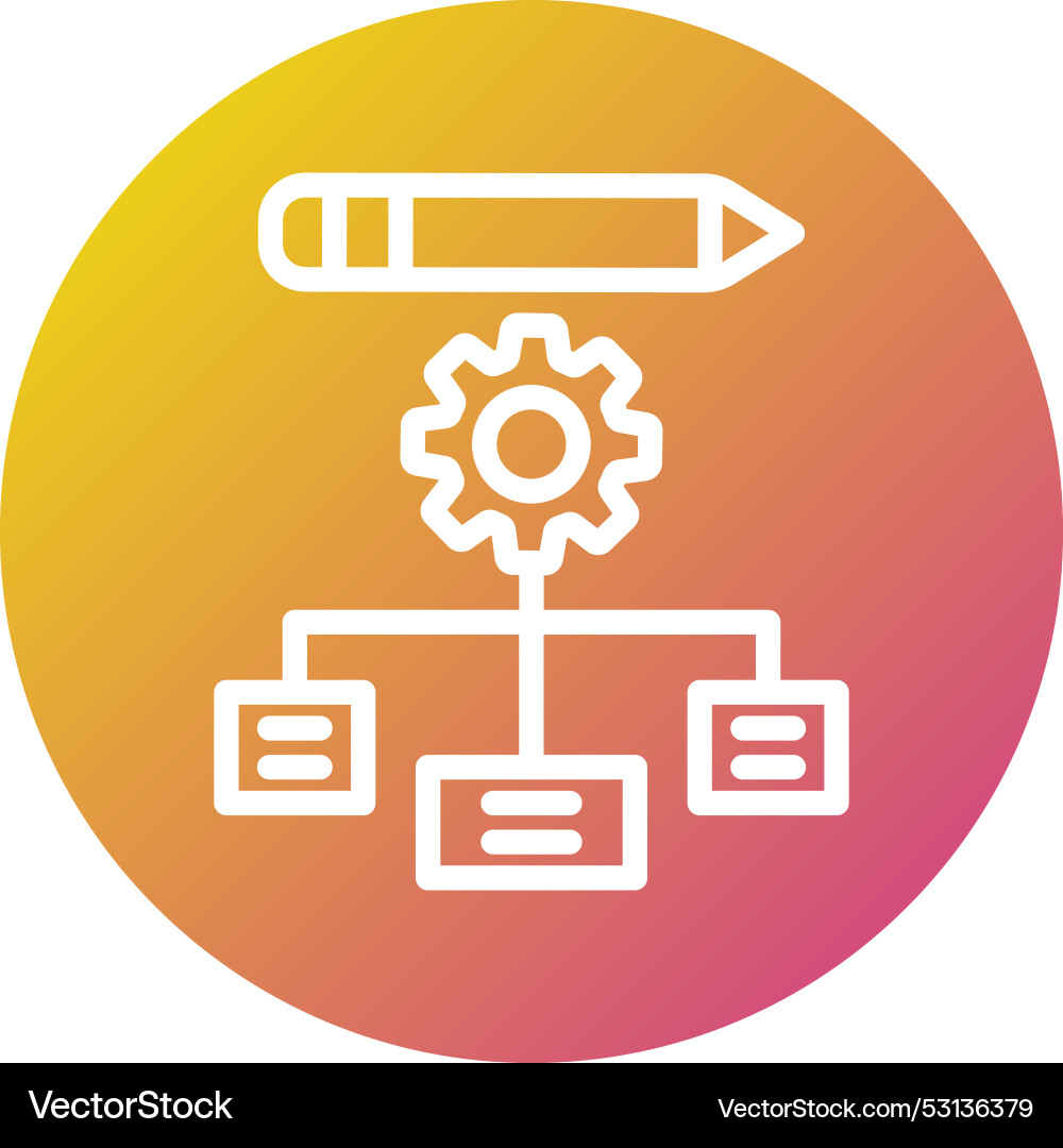 Framework icon design Vector Image