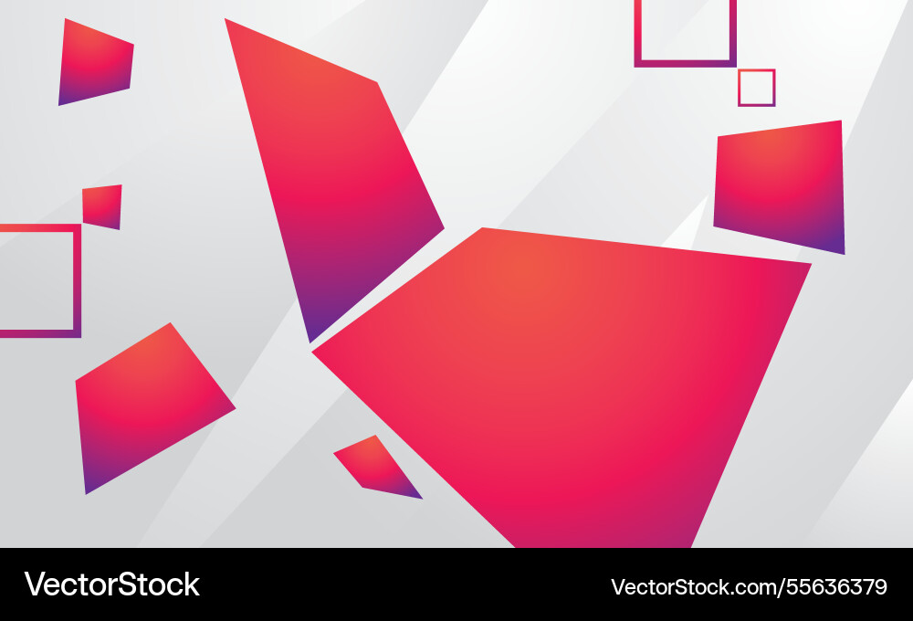 Geometric shapes modern abstract background Vector Image