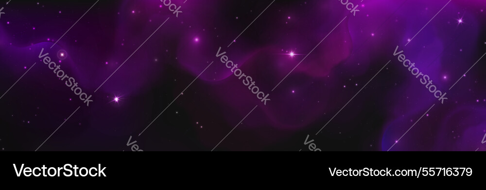 Outer space background with nebula and starry sky Outer space background with nebula and starry sky vector image