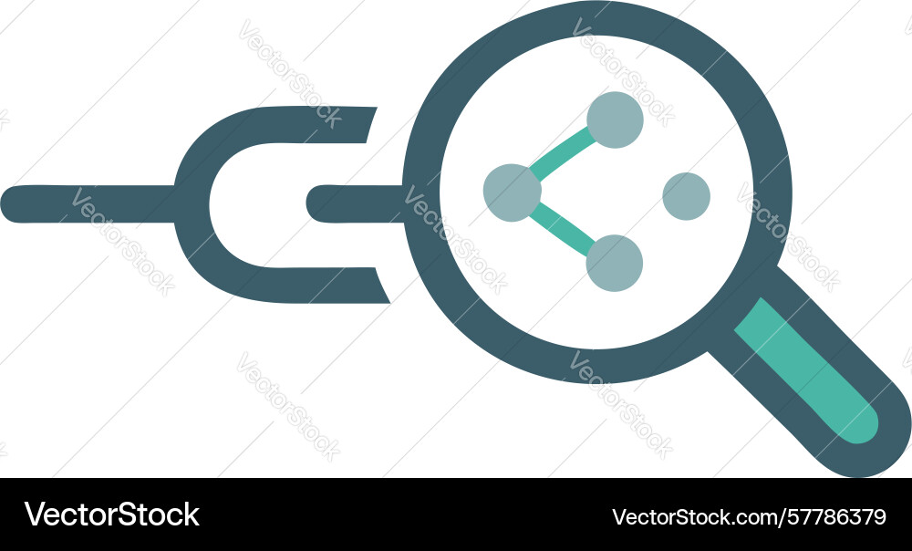 Problem diagnosis search bar icon design Vector Image