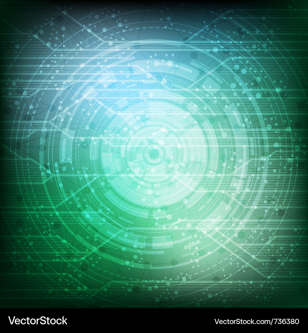 Abstract Circuit Background Vector Image