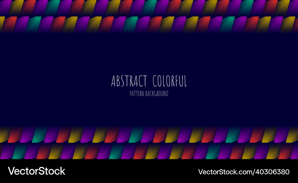 Abstract colorful template pattern design of cube Abstract colorful template pattern design of cube vector image