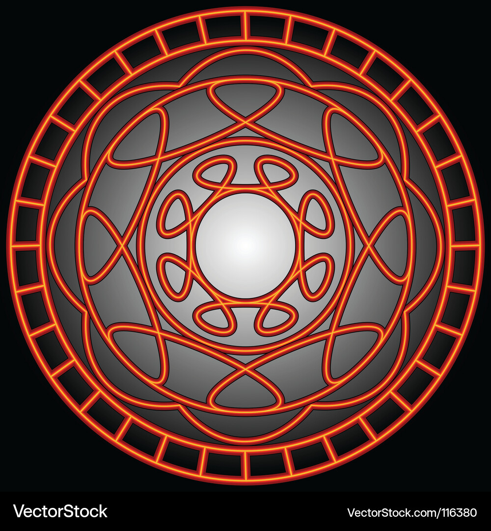 Intricate Swirl Pattern Vector Image