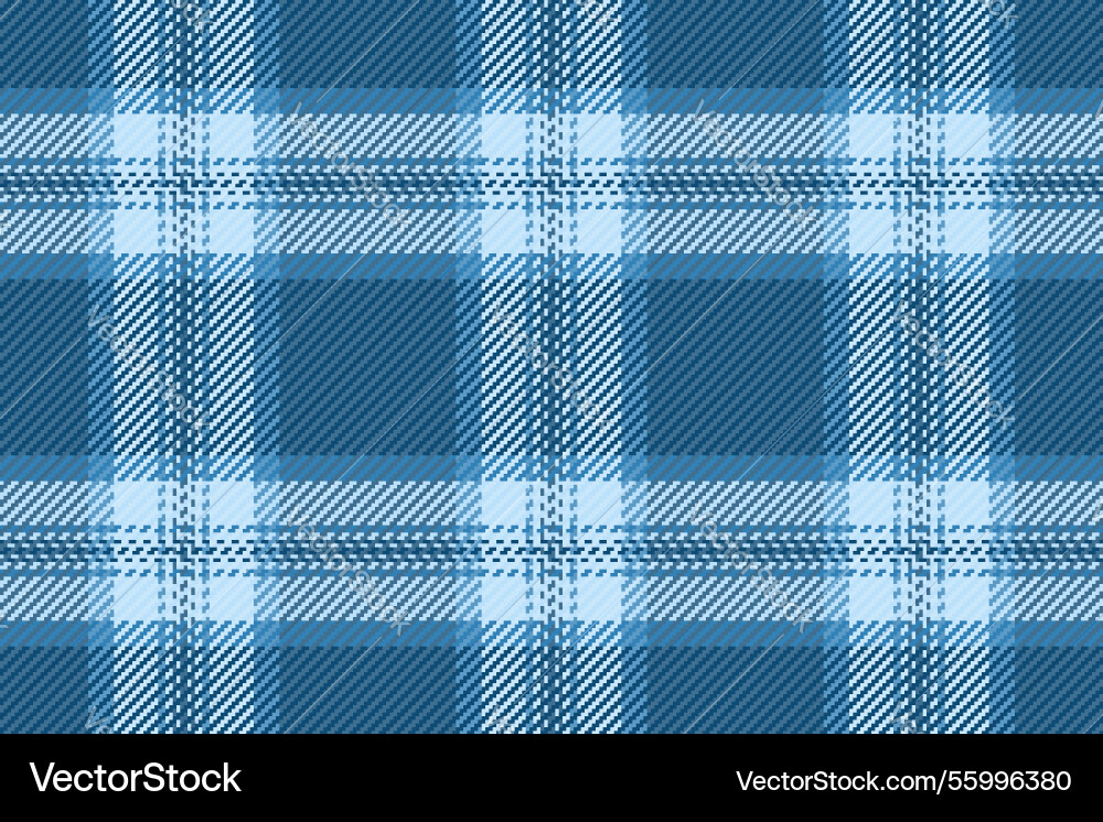 Subtle blue plaid pattern perfect for textile Vector Image