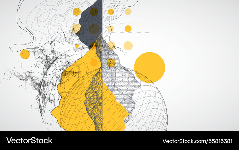 Abstract image of a wireframe sphere Abstract image of a wireframe sphere vector image
