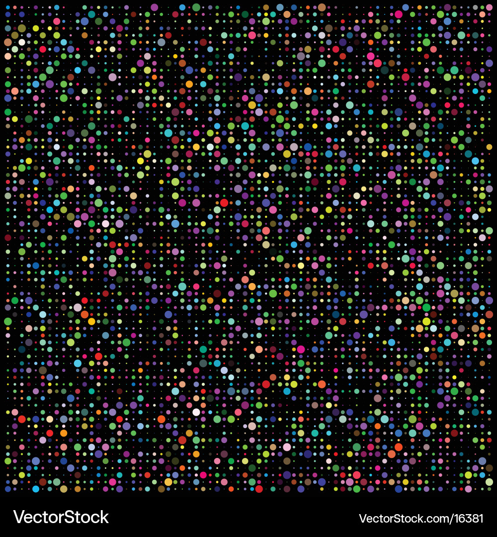 Retro Dot Pattern vector image