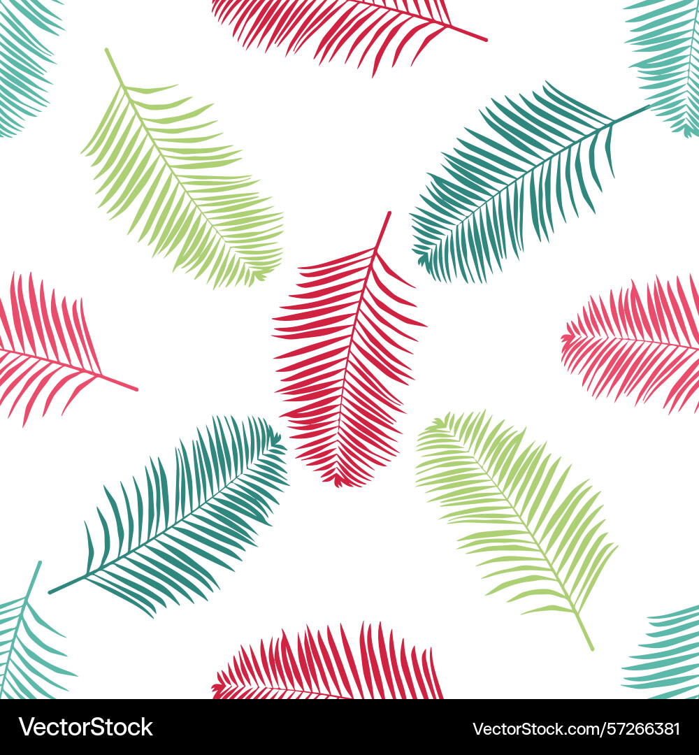 Seamless tropical pattern with colorful Seamless tropical pattern with colorful Vector Image