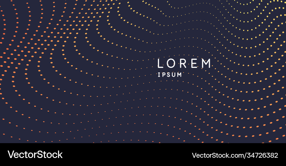 Abstract background with dynamic waves vector image