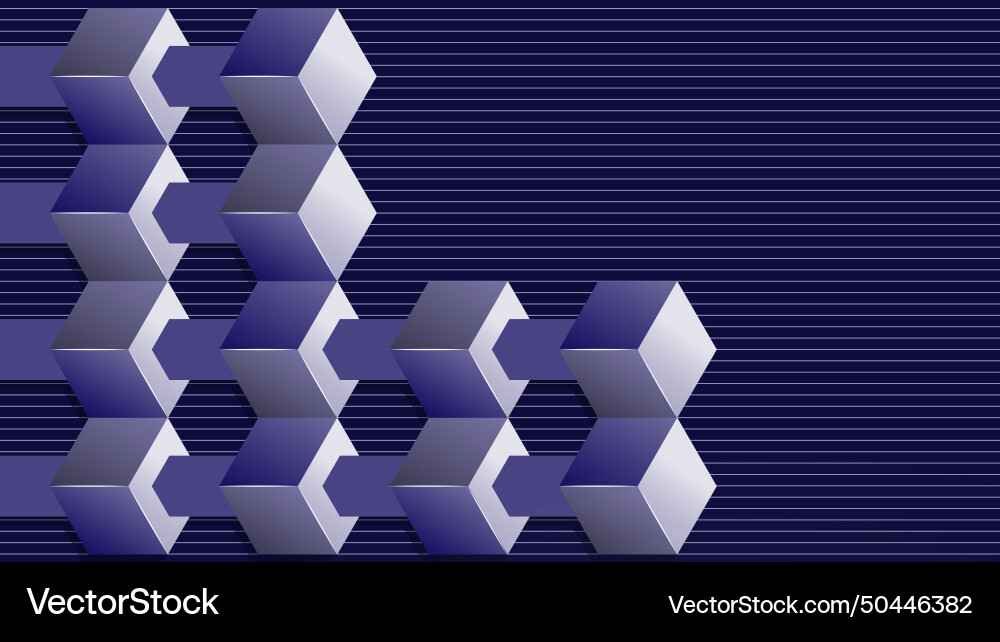 Abstract colorful polygon background design vector image