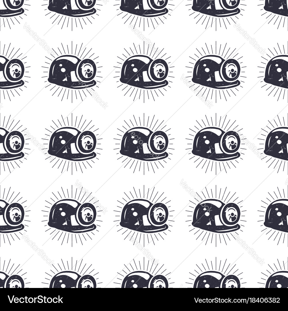 Crypto mining concept seamless pattern pickaxe vector image