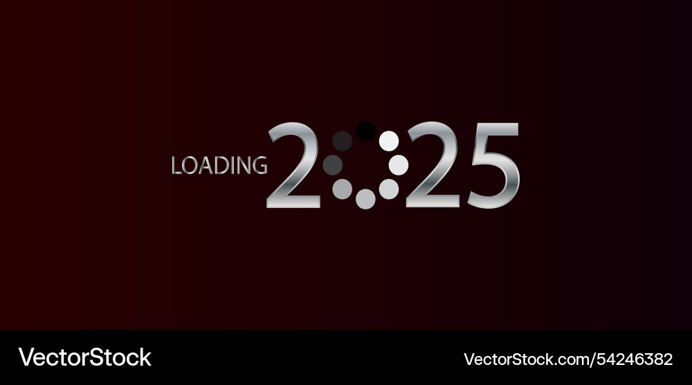 Evolution of loading to expect in 2025 Evolution of loading to expect in 2025 vector image