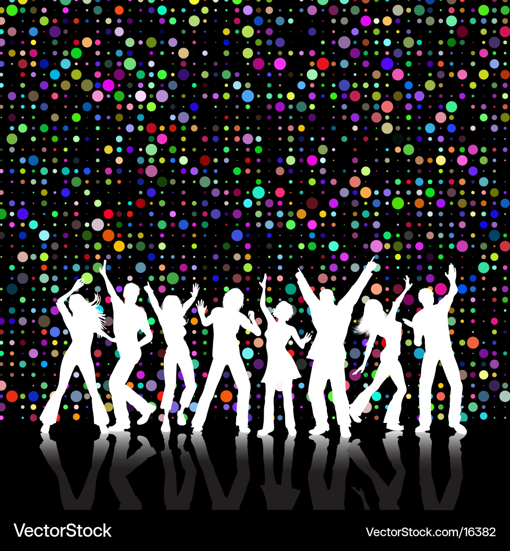 Retro Party Vibes vector image