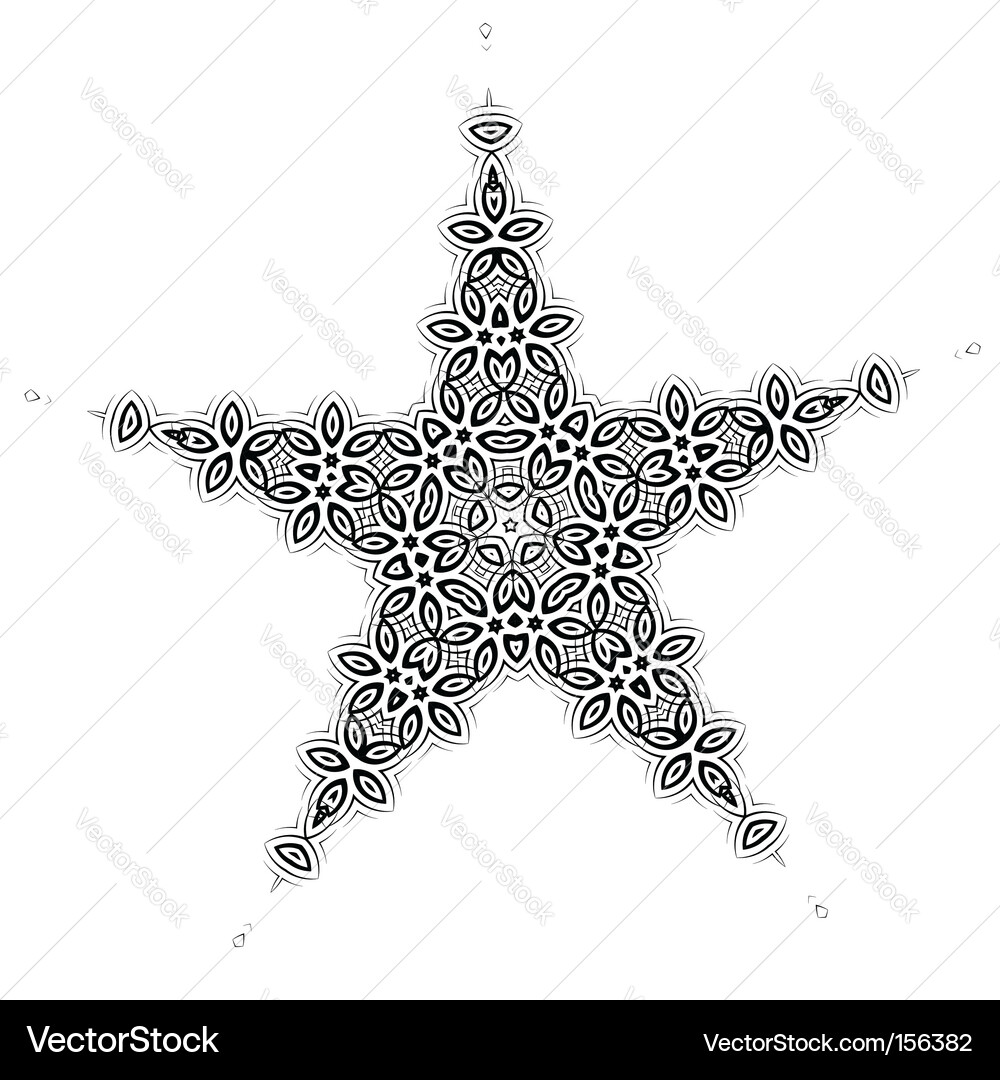 Star design element Vector Image