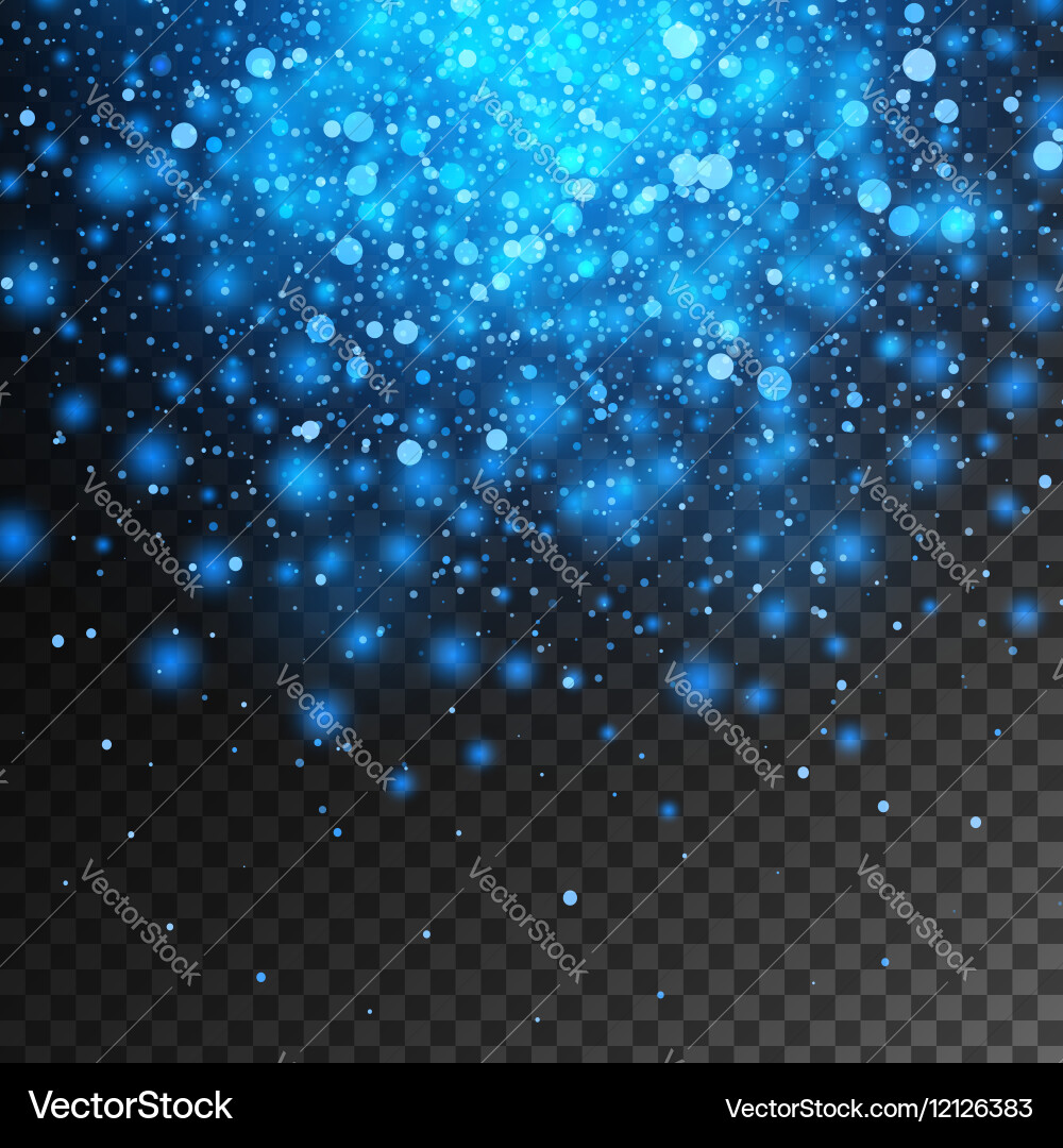 Blue Sparkle Light Effect – Royalty-Free Vector | VectorStock