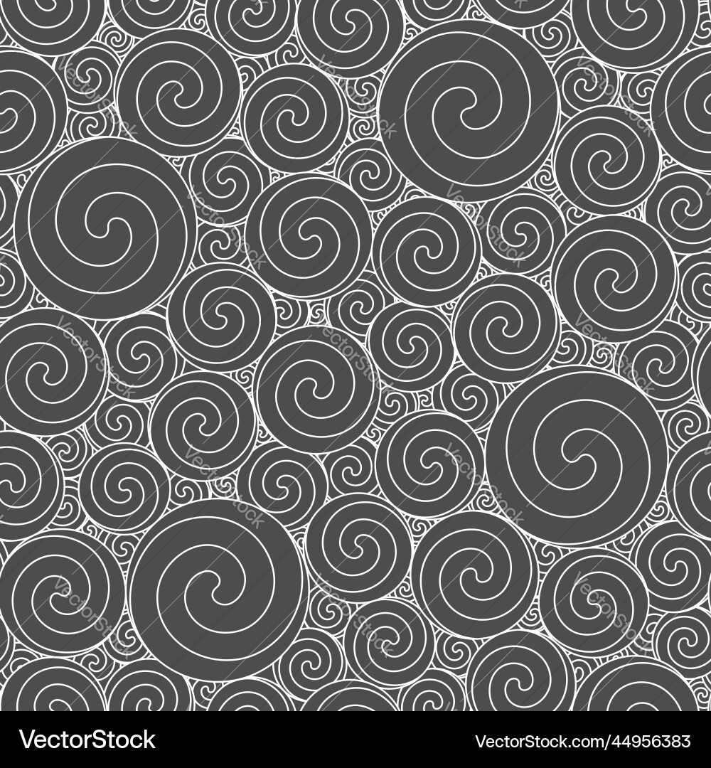 Round Swirl Pattern Vector Image