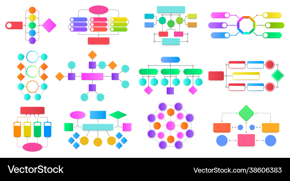 Workflow & Process Diagrams vector image