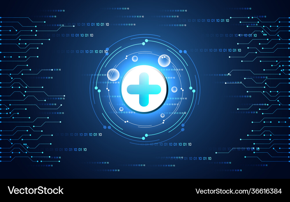 Abstract health science consist plus Abstract health science consist plus vector image