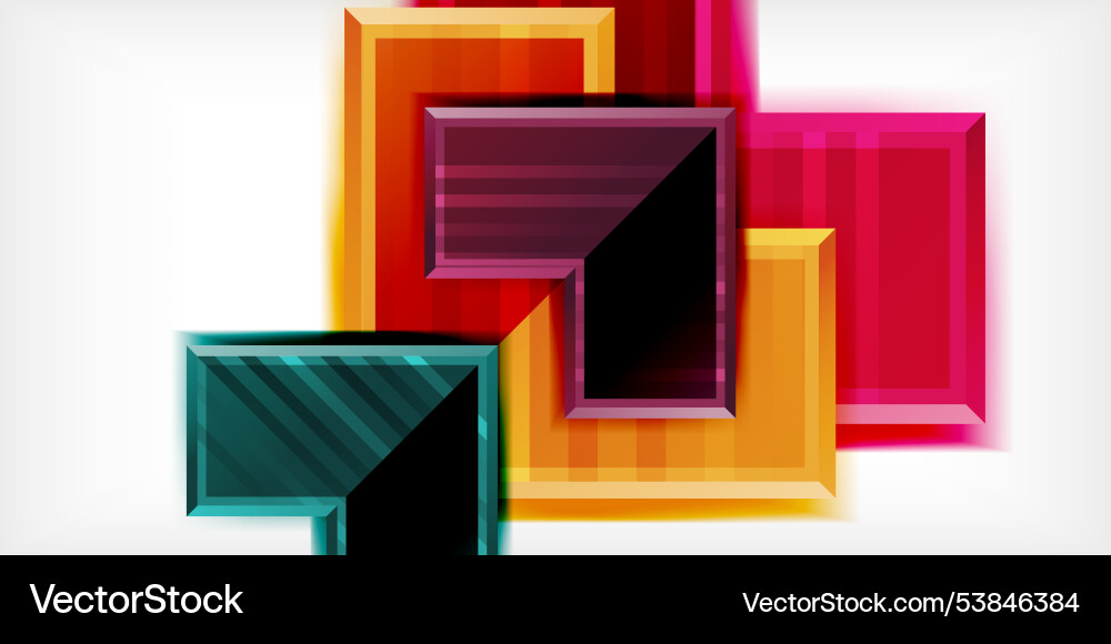 Arrow symbols created with 3d effects and line Vector Image