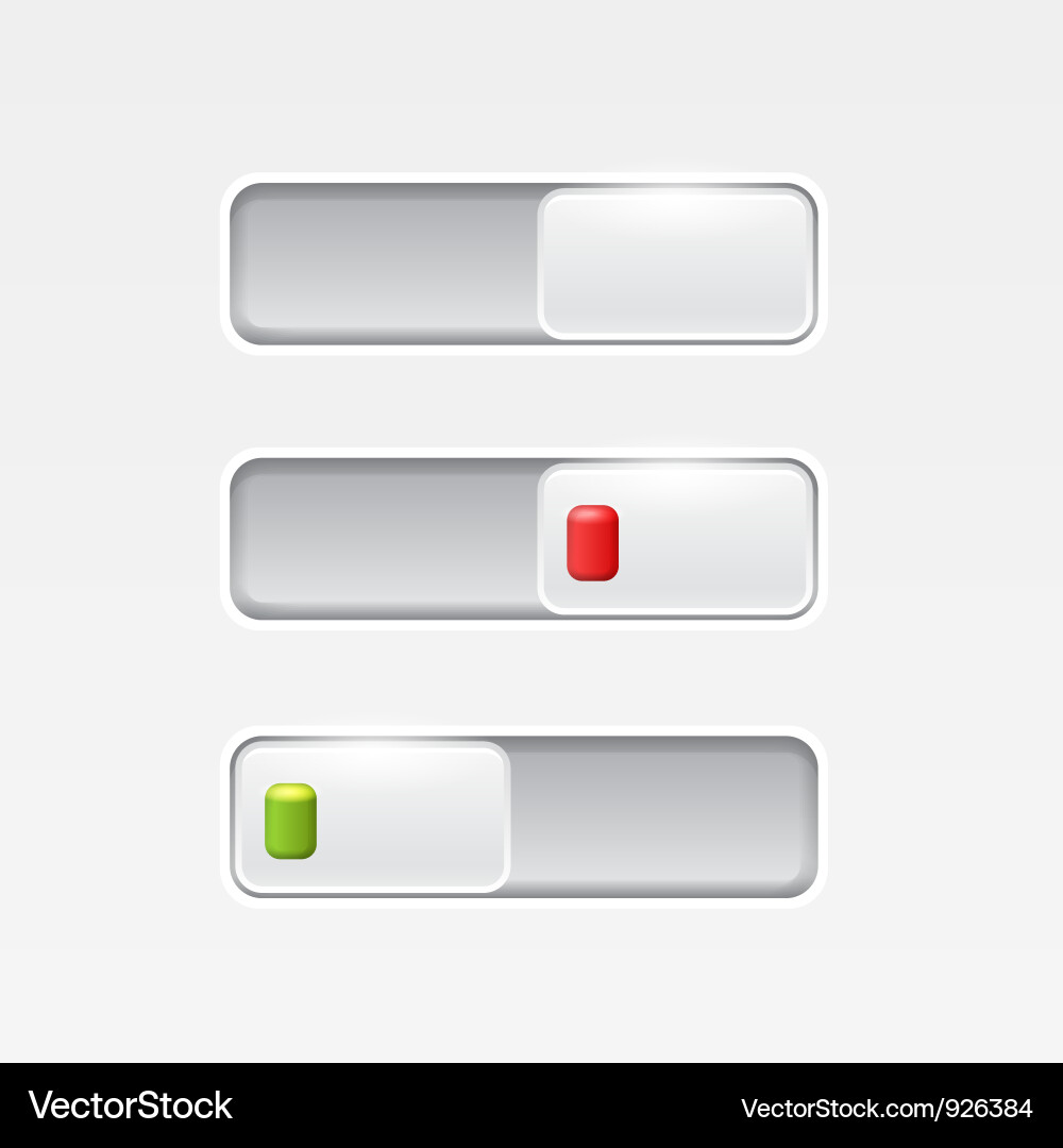 Buttons Vector Image