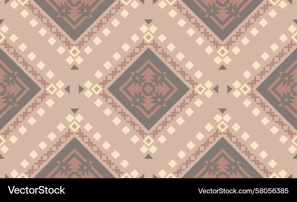 Muted Cross Pattern - Seamless Texture Vector Image