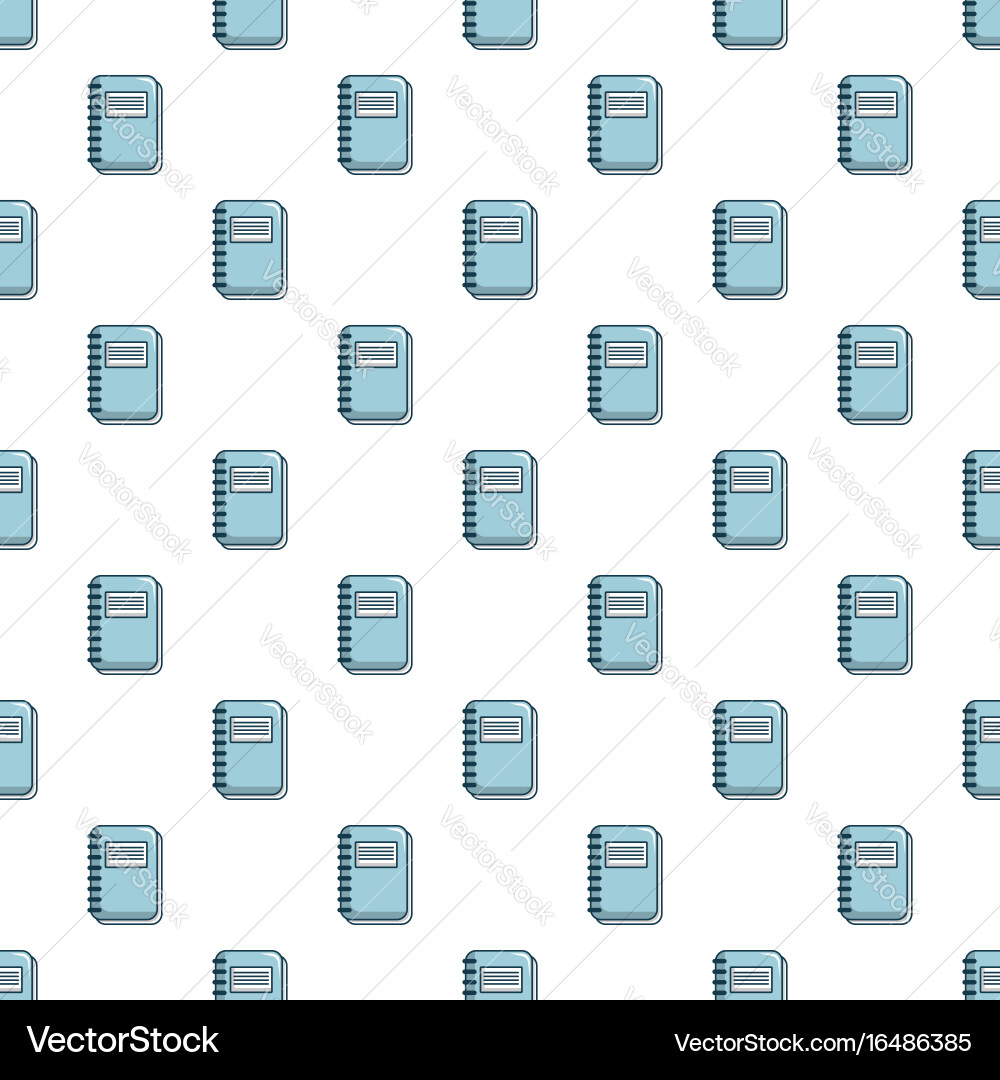 Notebook pattern seamless Vector Image