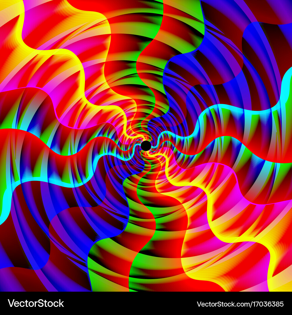 Psychedelic Abstract Background vector image