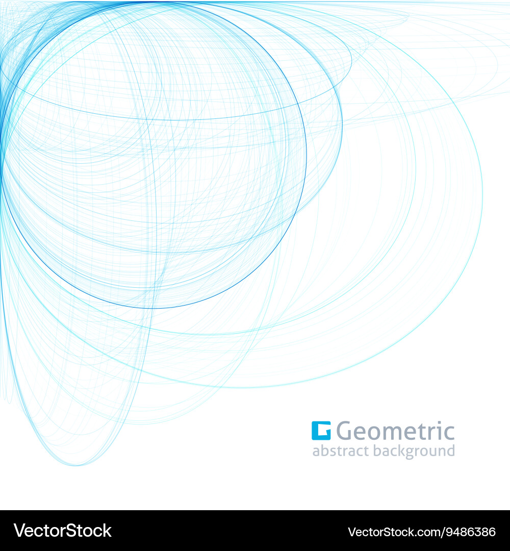 Abstract background with circles vector image
